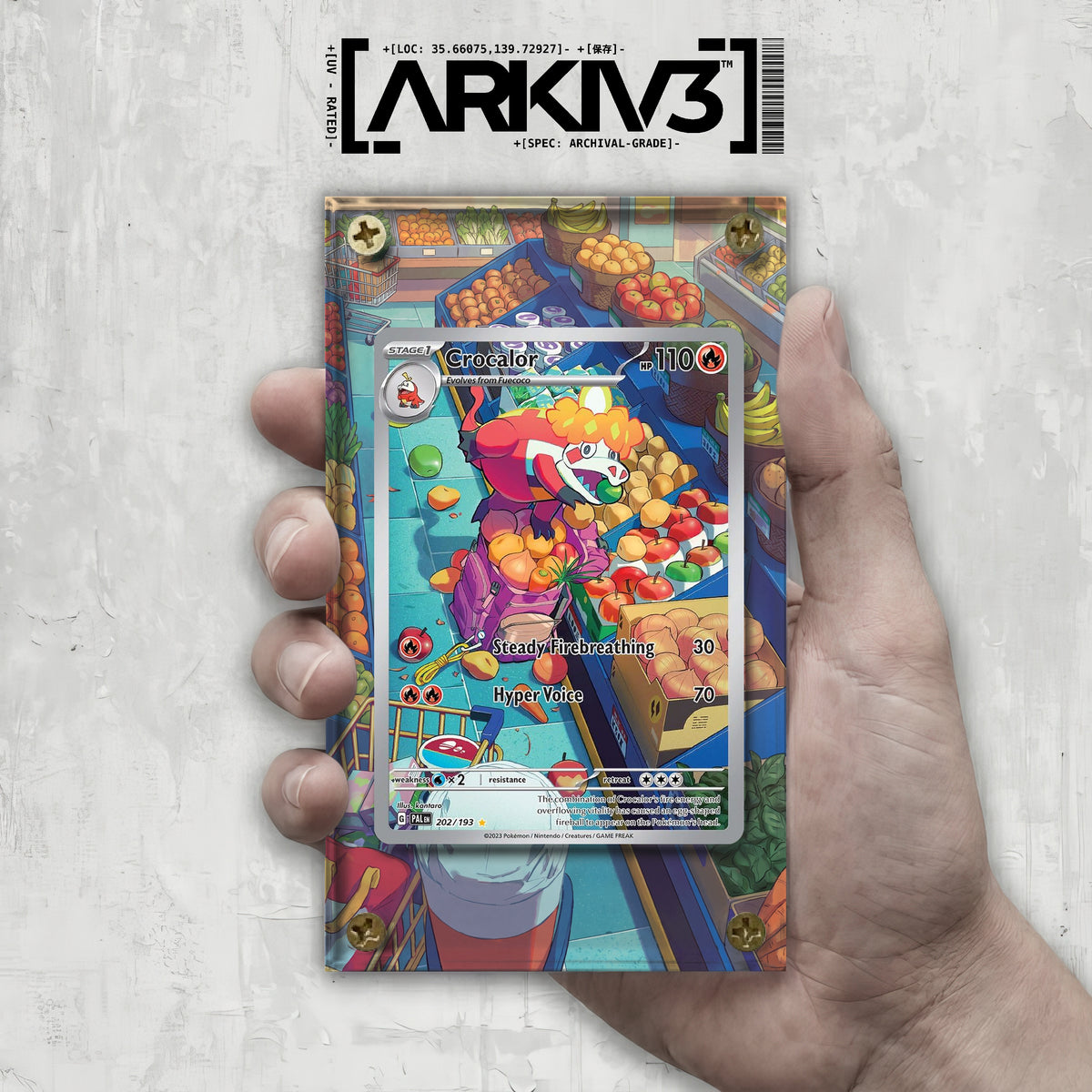 [UNIT: 202/193] // Crocalor Extended Art Display Case - Raw