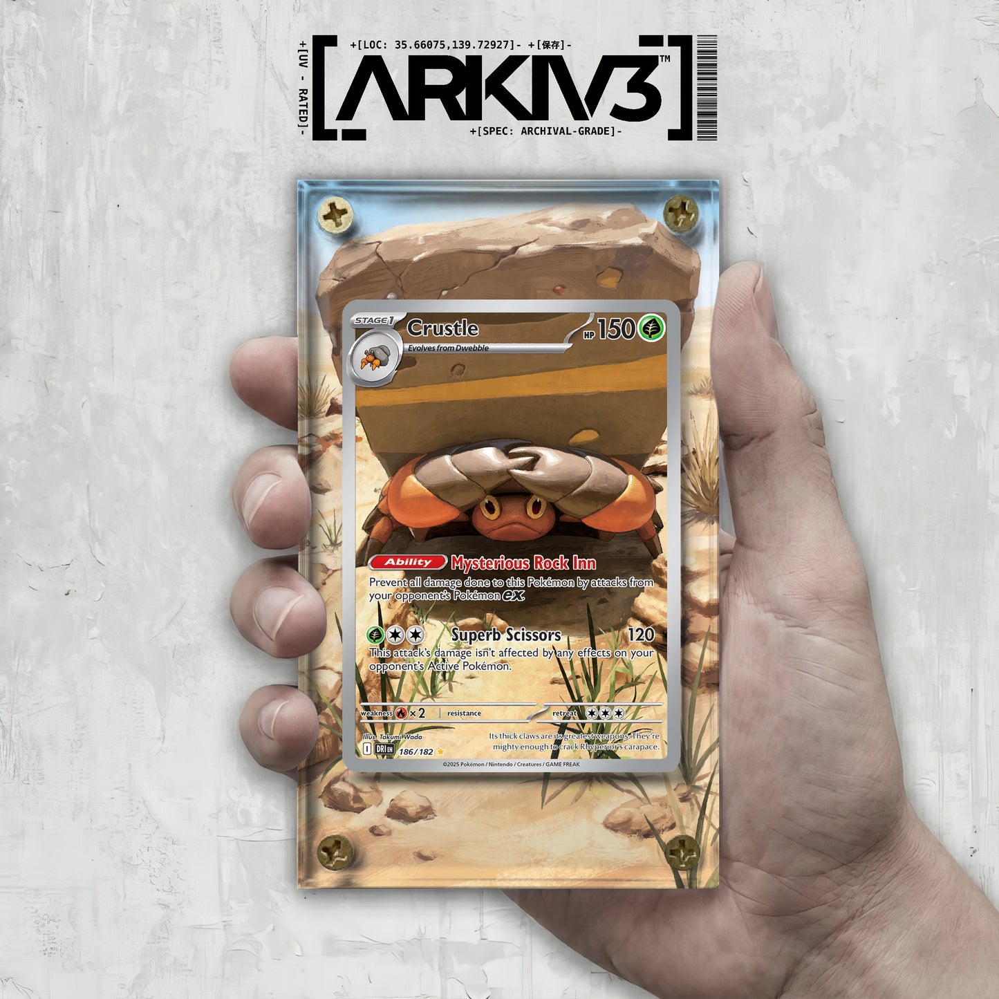 [UNIT: 186/182] // Crustle Extended Art Display Case - Raw