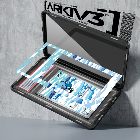 ARKIV3 PSA graded exploded mockup