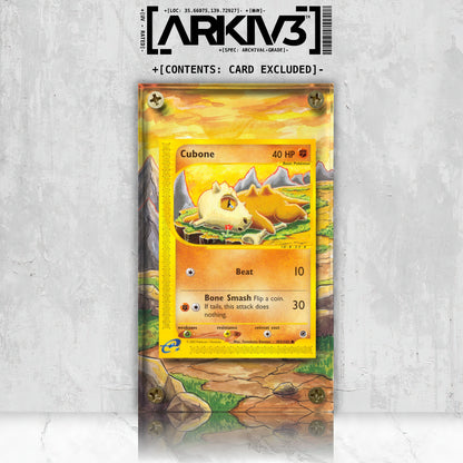 [UNIT: 103/165] // Cubone Extended Art Display Case - Raw