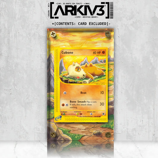 [UNIT: 103/165] // Cubone Extended Art Display Case - Raw