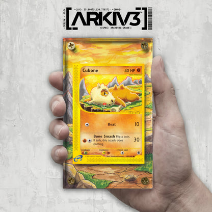 [UNIT: 103/165] // Cubone Extended Art Display Case - Raw