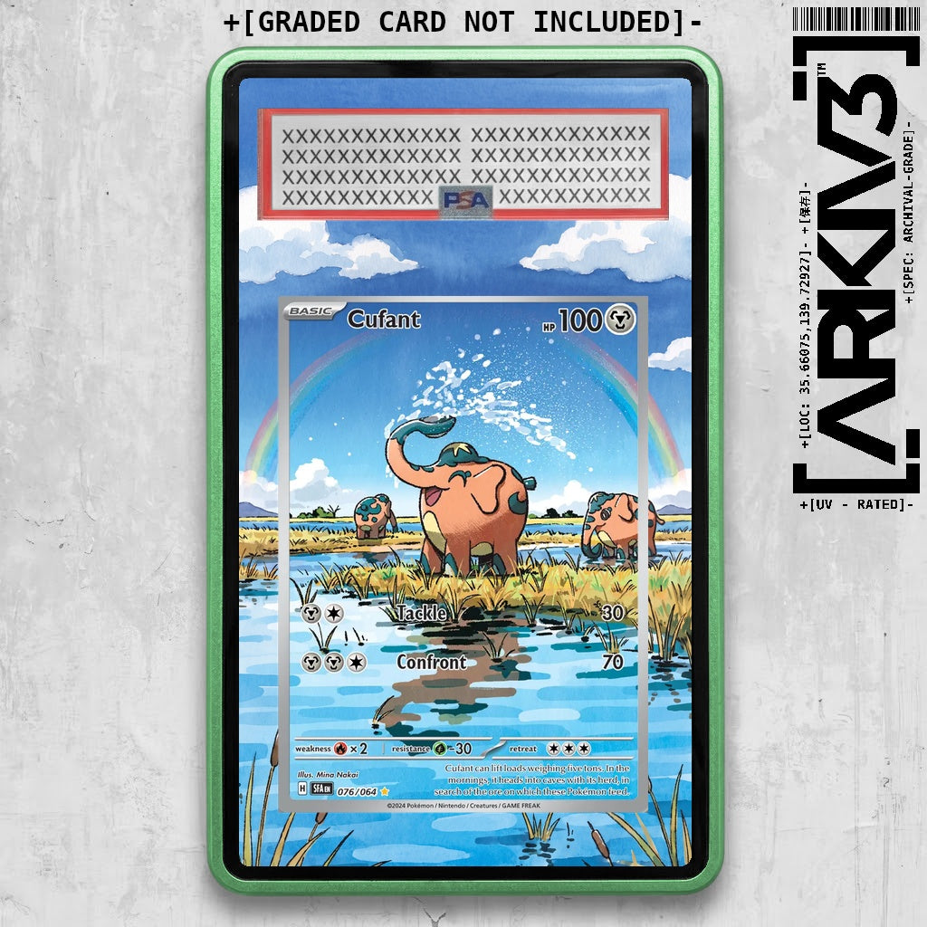 ARKIV3 PSA graded front - Green