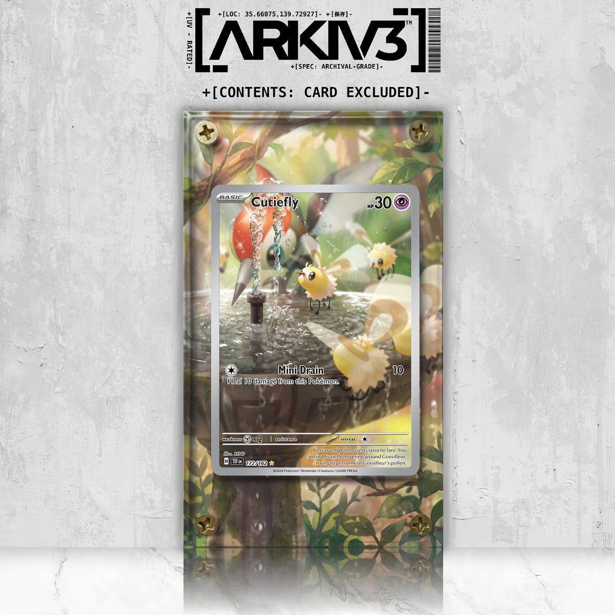 [UNIT: 172/162] // Cutiefly Extended Art Display Case - Raw