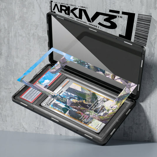 ARKIV3 PSA graded exploded mockup
