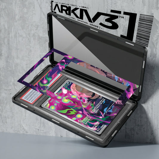 ARKIV3 PSA graded exploded mockup