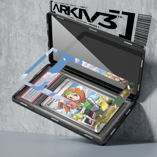 ARKIV3 PSA graded exploded mockup
