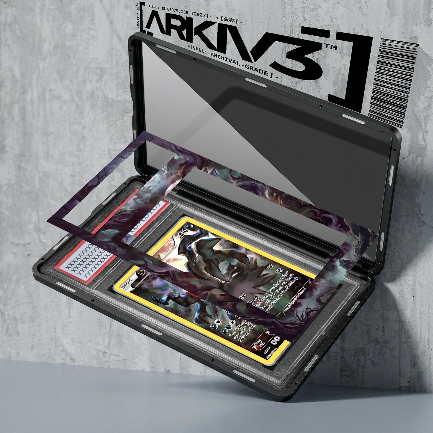 [UNIT: XY114/211] // Darkrai Extended Art Display Case - Graded