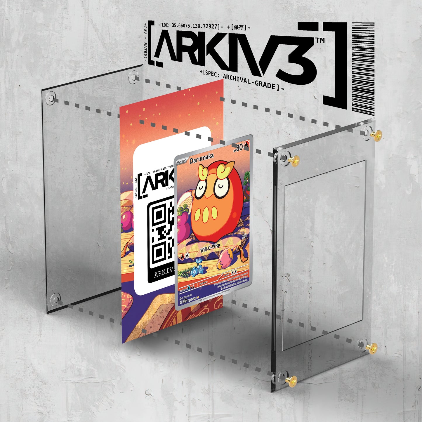 [UNIT: 97/86] // Darumaka Extended Art Display Case - Raw