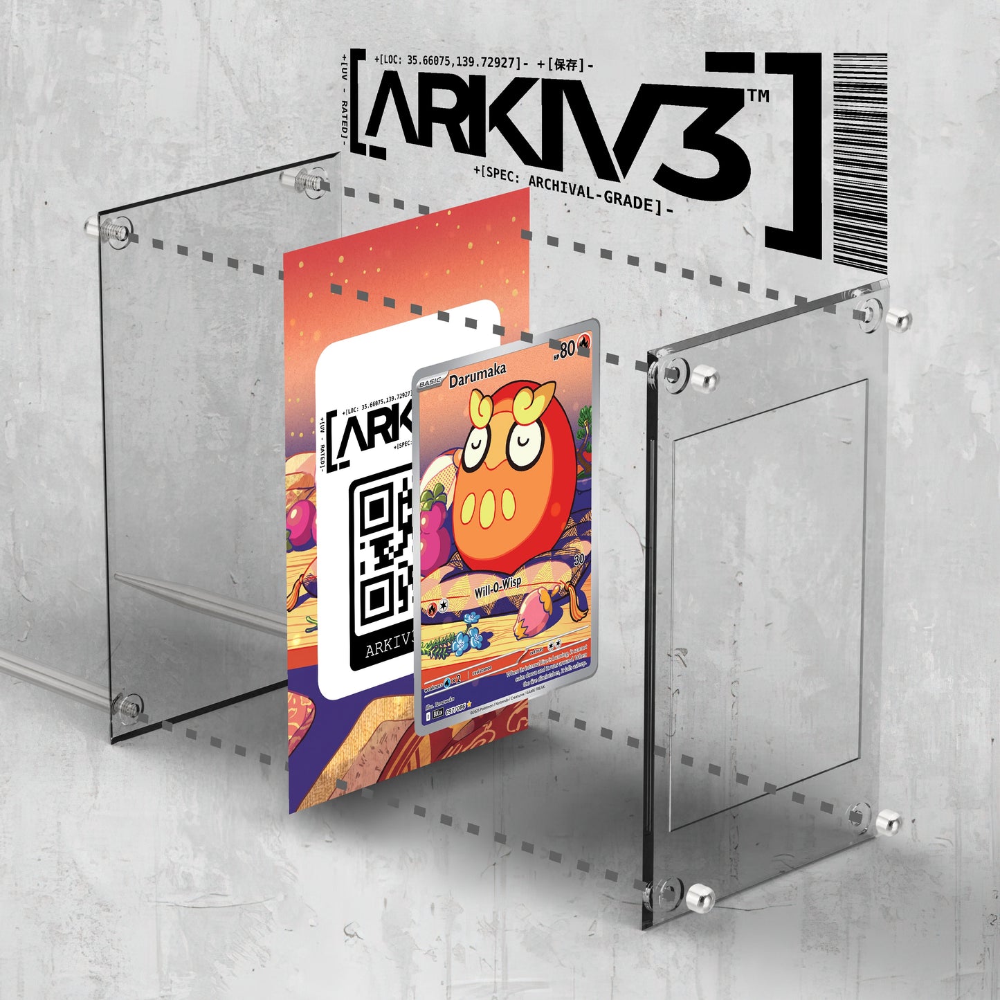 [UNIT: 97/86] // Darumaka Extended Art Display Case - Raw