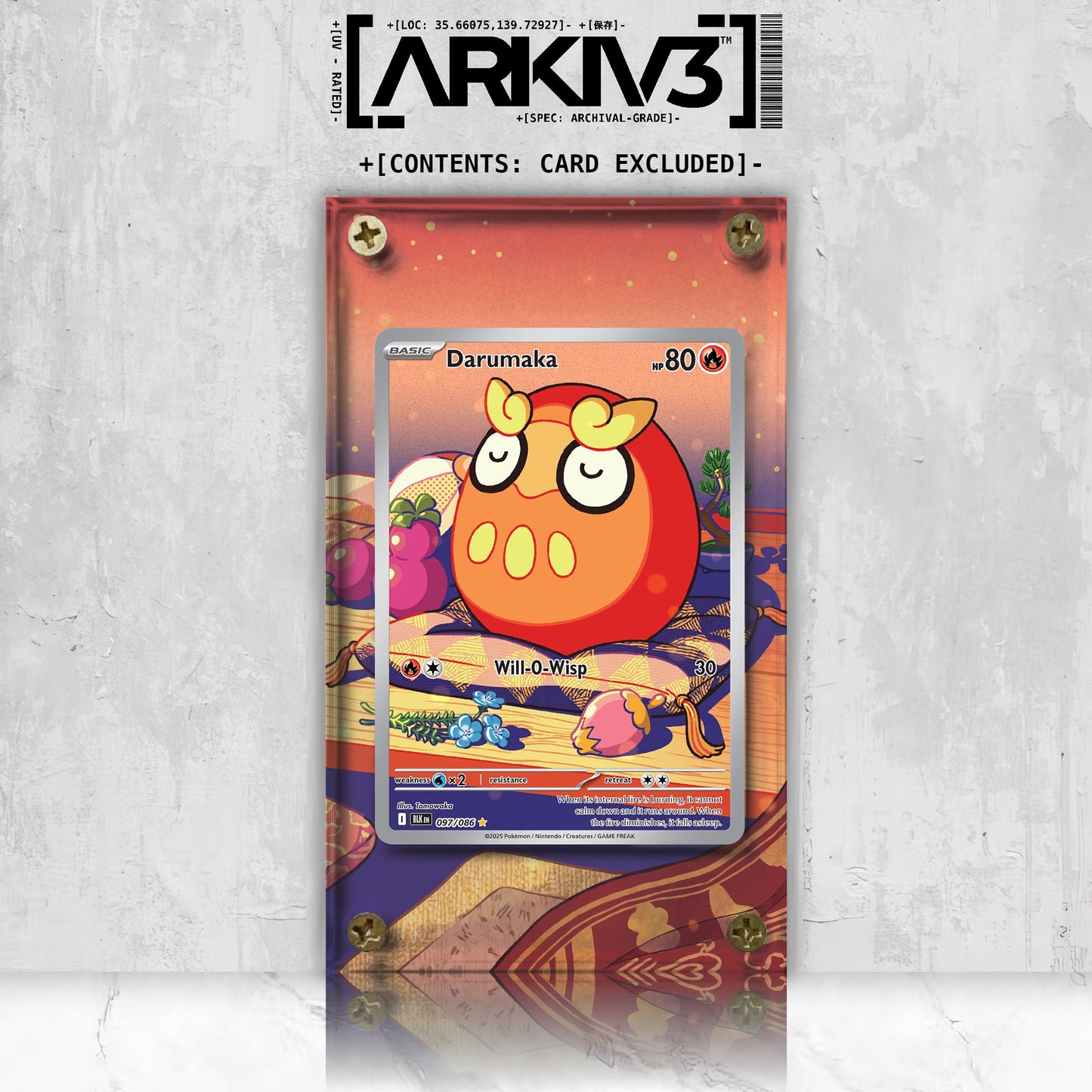 [UNIT: 97/86] // Darumaka Extended Art Display Case - Raw