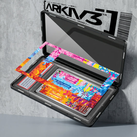 ARKIV3 PSA graded exploded mockup