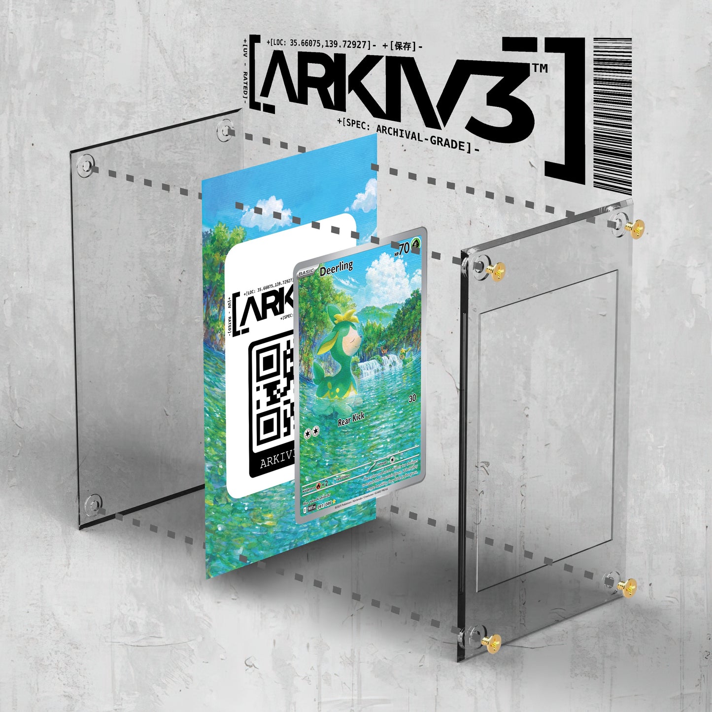 [UNIT: 91/86] // Deerling Extended Art Display Case - Raw