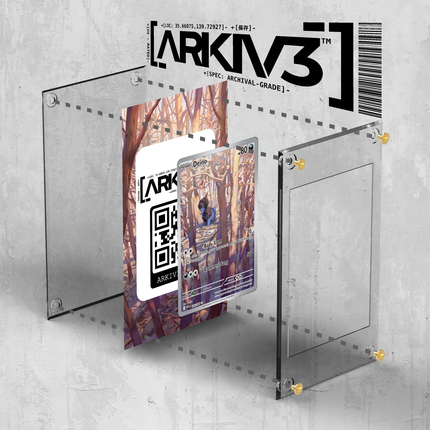 [UNIT: 146/86] // Deino Extended Art Display Case - Raw