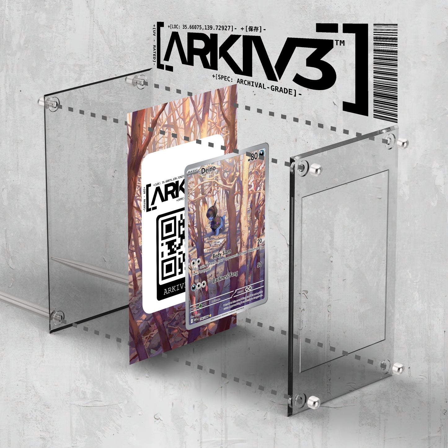 [UNIT: 146/86] // Deino Extended Art Display Case - Raw