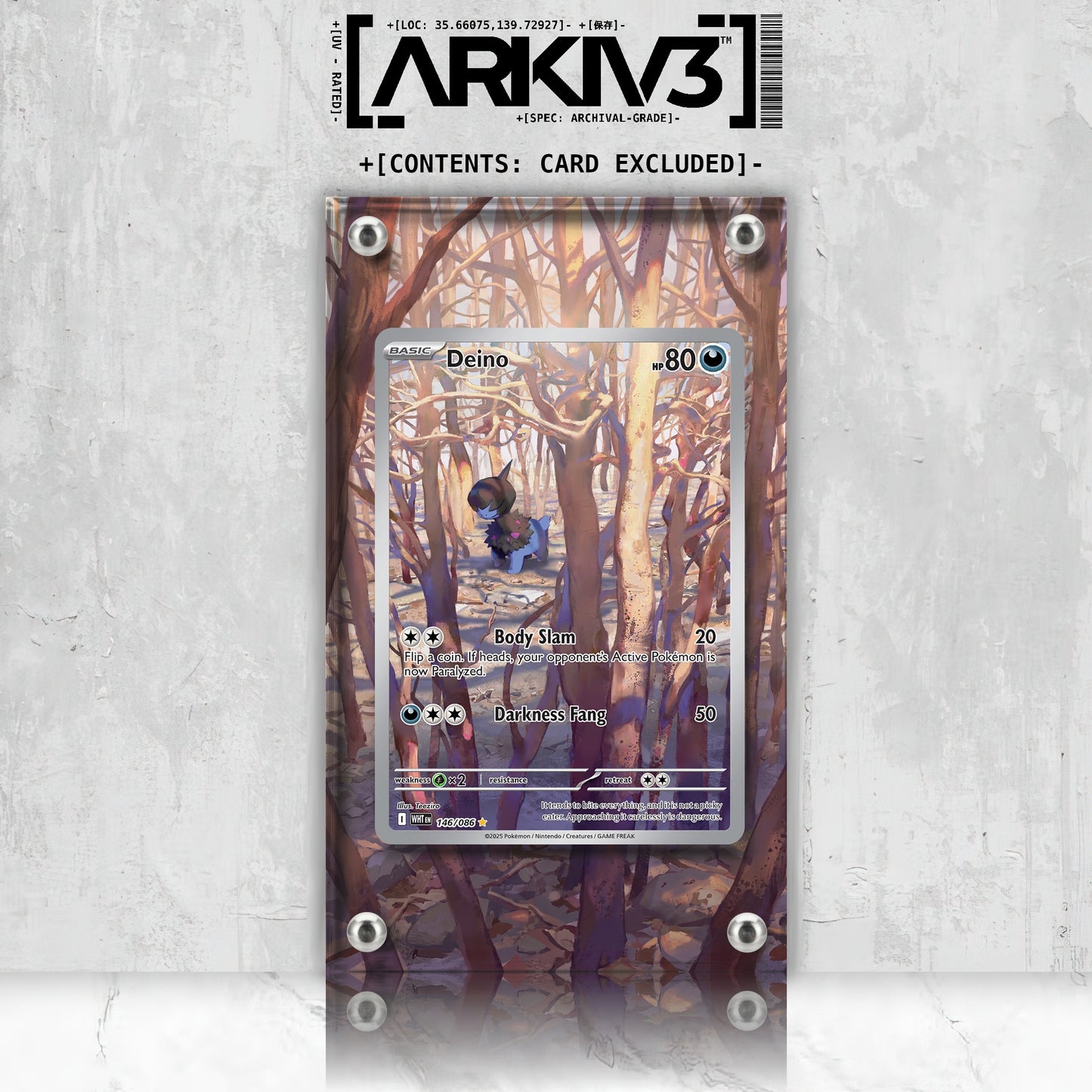 [UNIT: 146/86] // Deino Extended Art Display Case - Raw