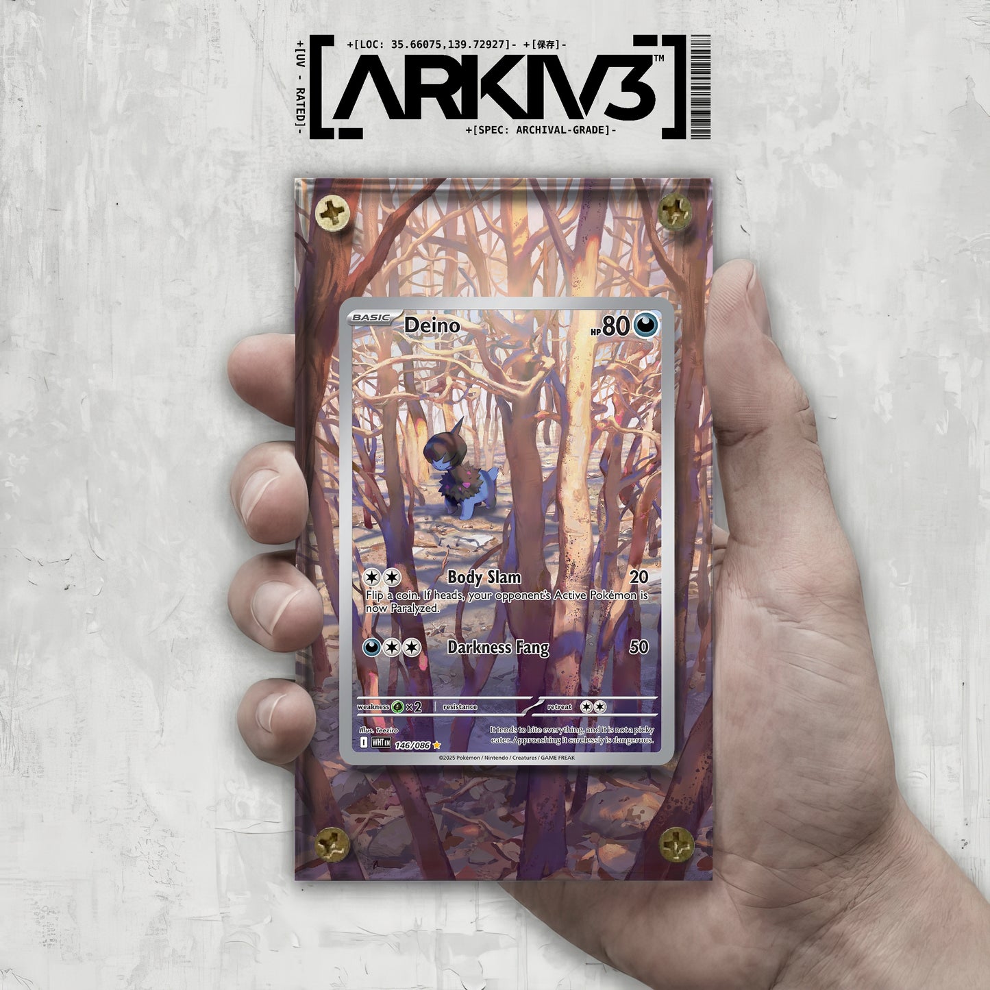[UNIT: 146/86] // Deino Extended Art Display Case - Raw