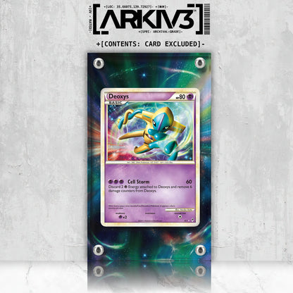 [UNIT: SL1] //Deoxys (Shiny) Extended Art Display Case - Raw