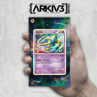 [UNIT: SL1] //Deoxys (Shiny) Extended Art Display Case - Raw