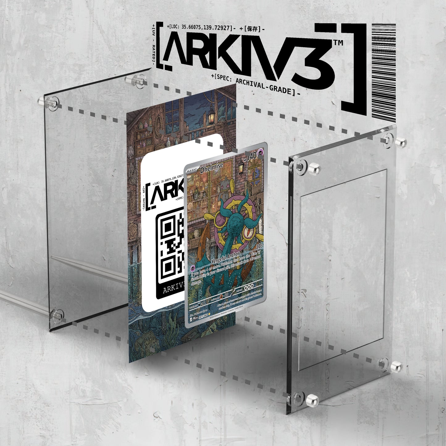 [UNIT: 91/84] // Dhelmise Extended Art Display Case - Raw