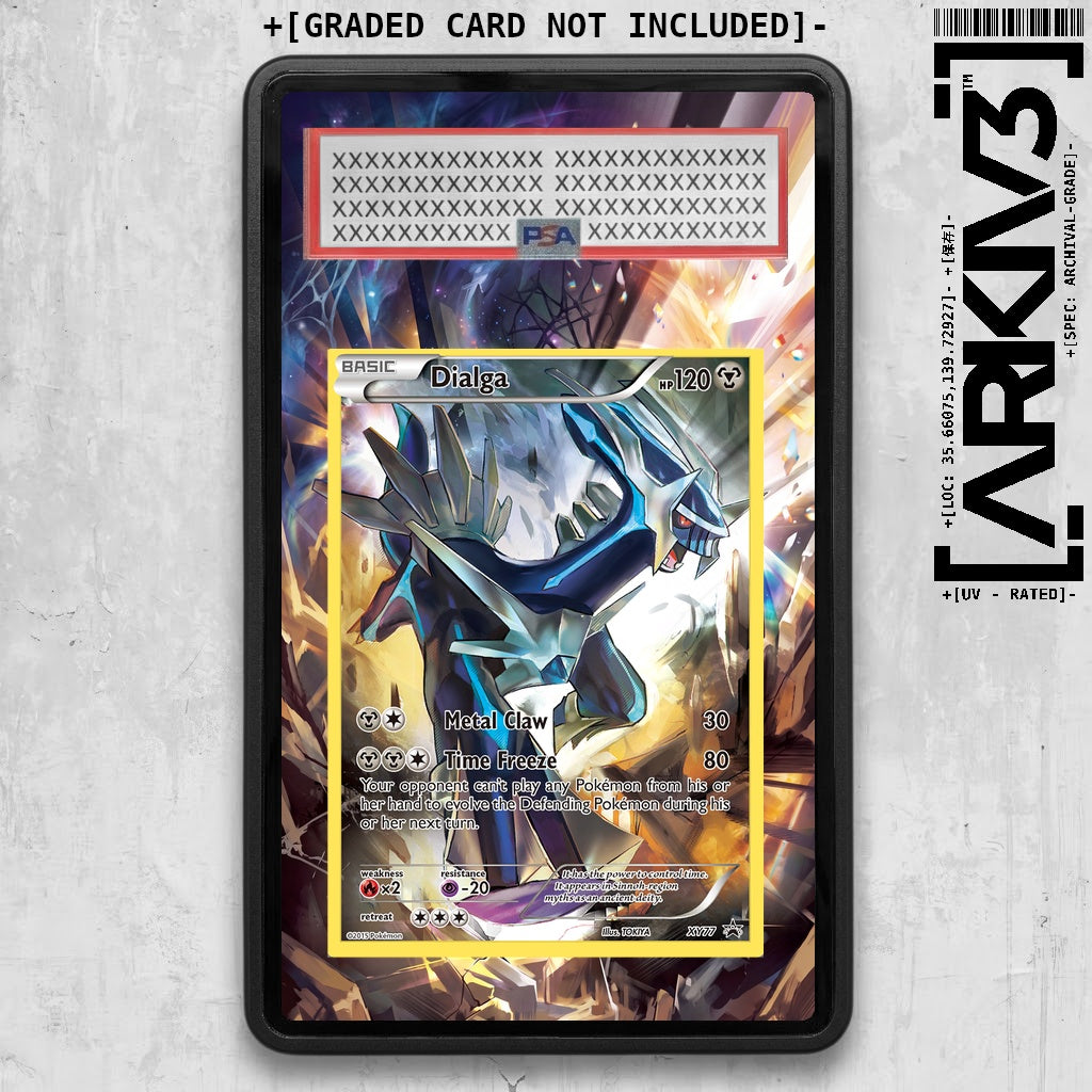 [UNIT: XY77/211] // Dialga Extended Art Display Case - Graded