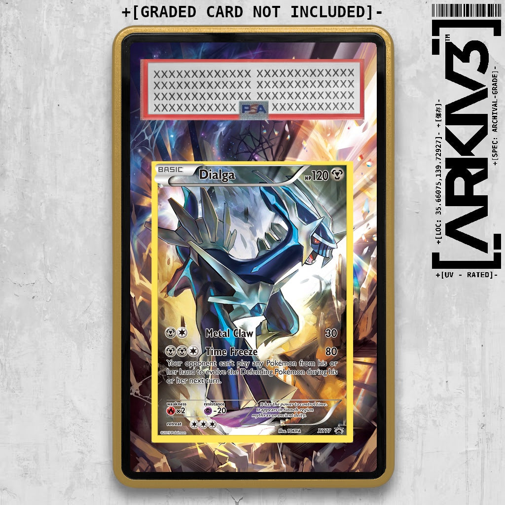 [UNIT: XY77/211] // Dialga Extended Art Display Case - Graded