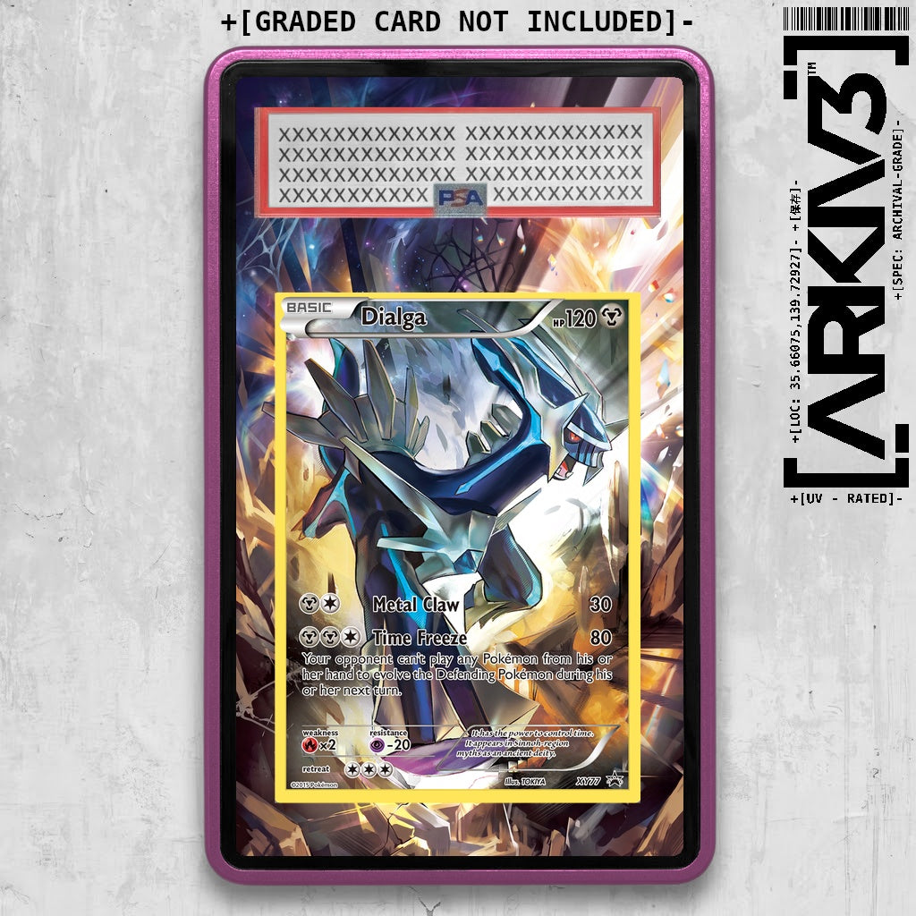 [UNIT: XY77/211] // Dialga Extended Art Display Case - Graded
