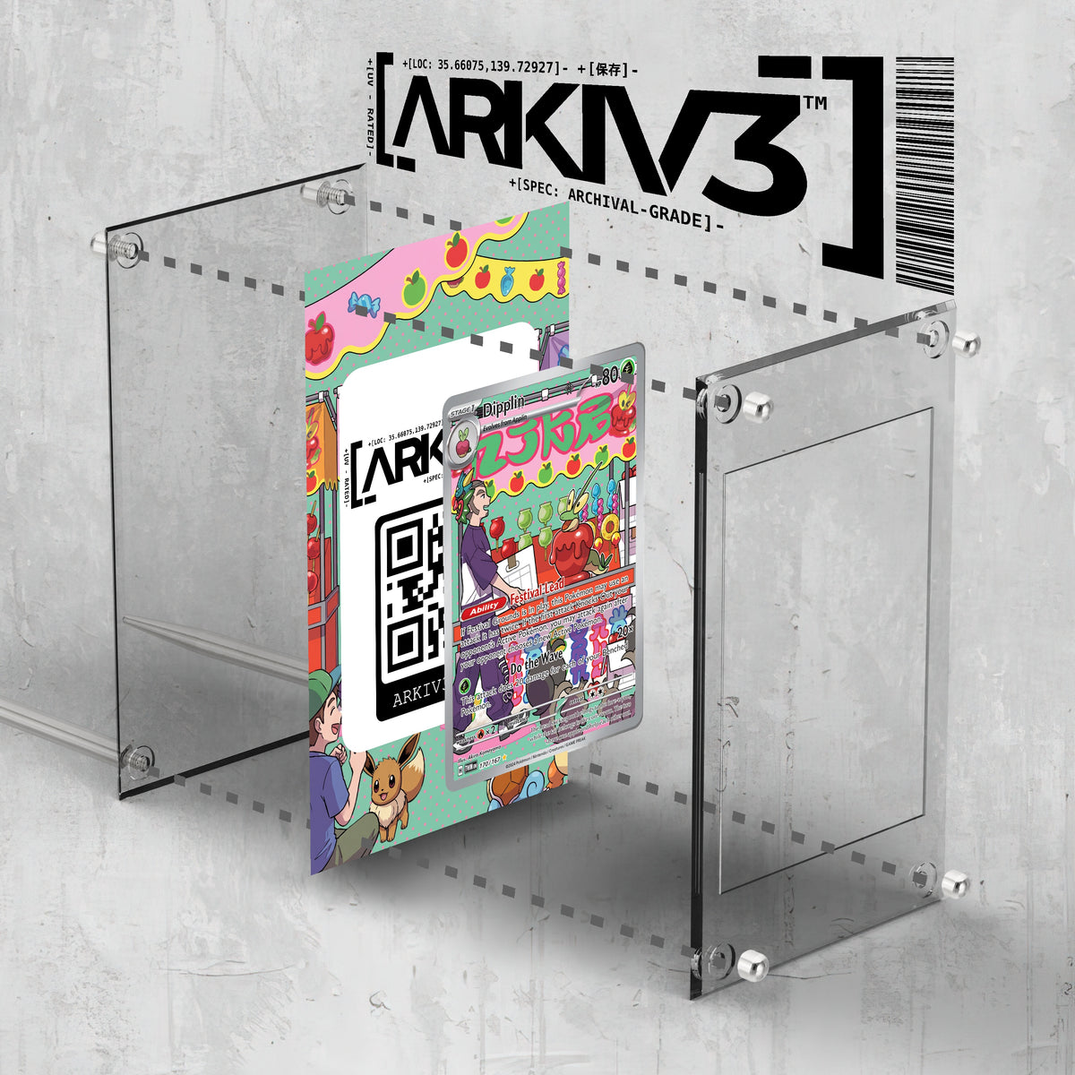 [UNIT: 170/167] // Dipplin Extended Art Display Case - Raw