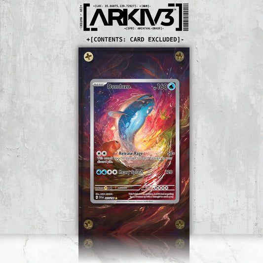 [UNIT: 207/198] // Dondozo Extended Art Display Case - Raw