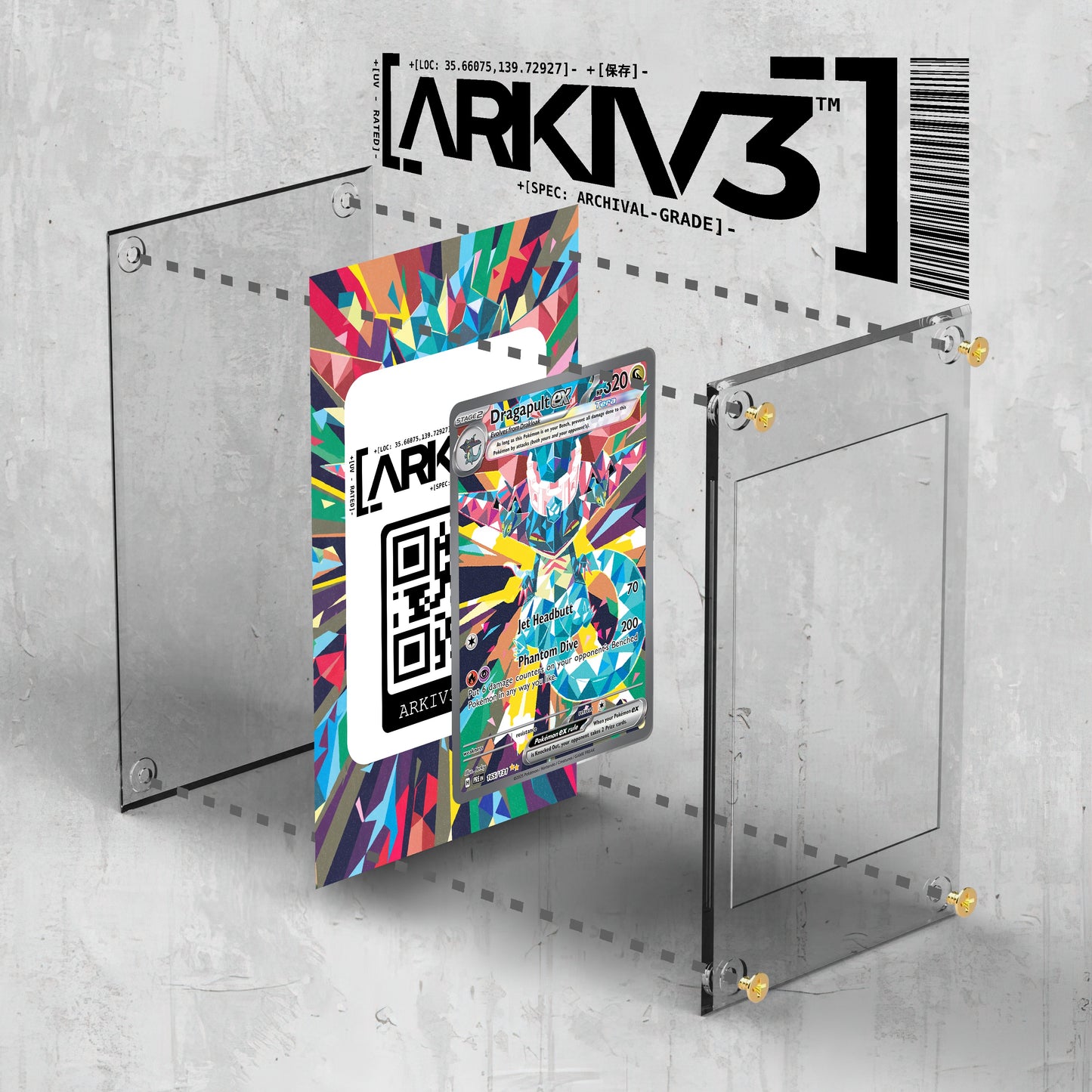 [UNIT: 165/131] // Dragapult ex Extended Art Display Case - Raw