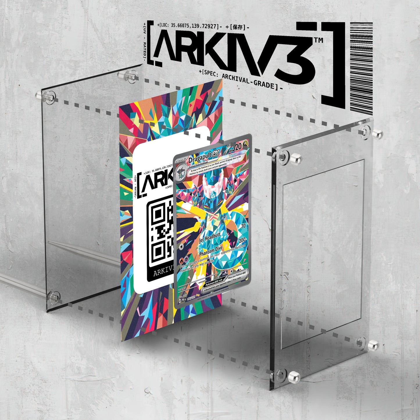 [UNIT: 165/131] // Dragapult ex Extended Art Display Case - Raw