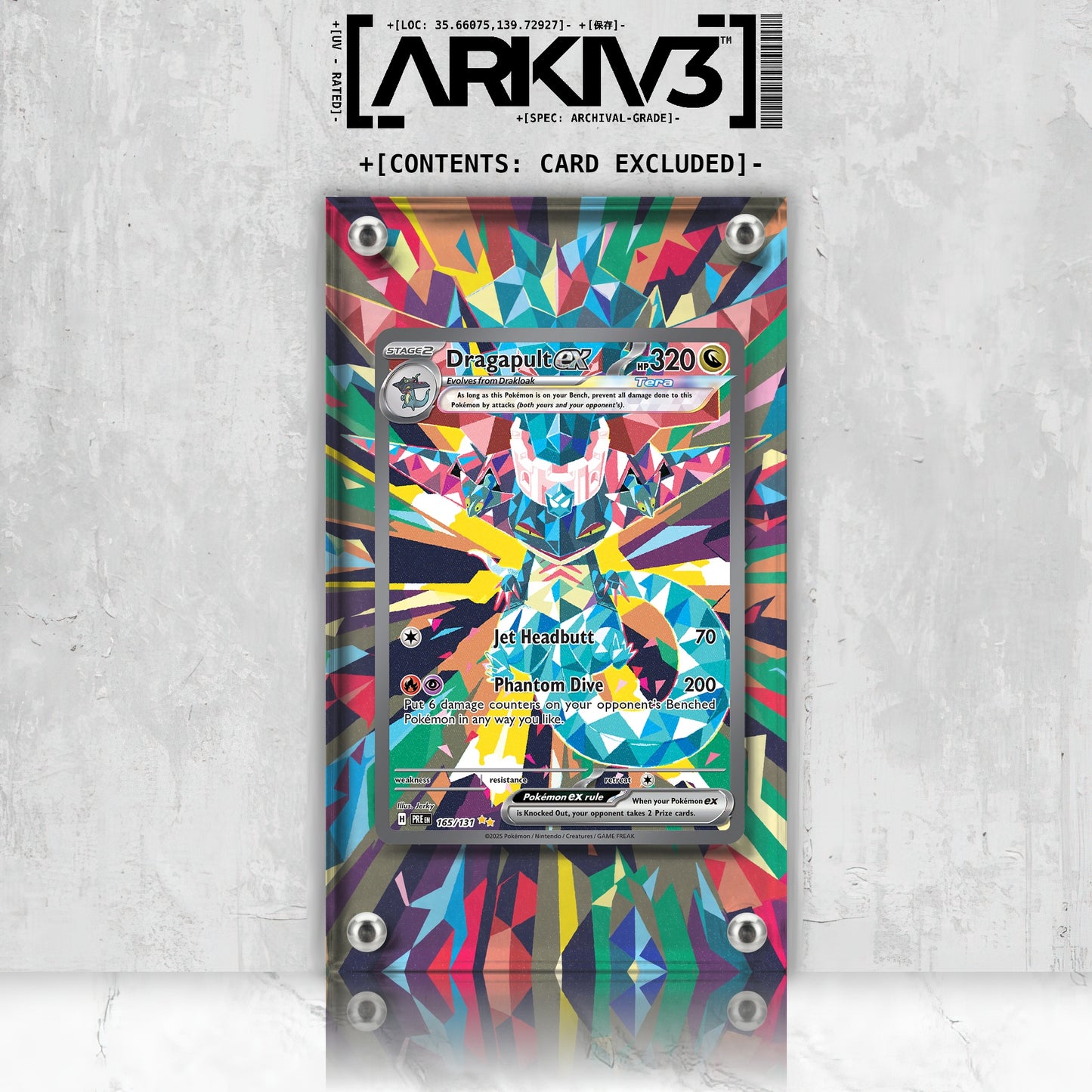 [UNIT: 165/131] // Dragapult ex Extended Art Display Case - Raw