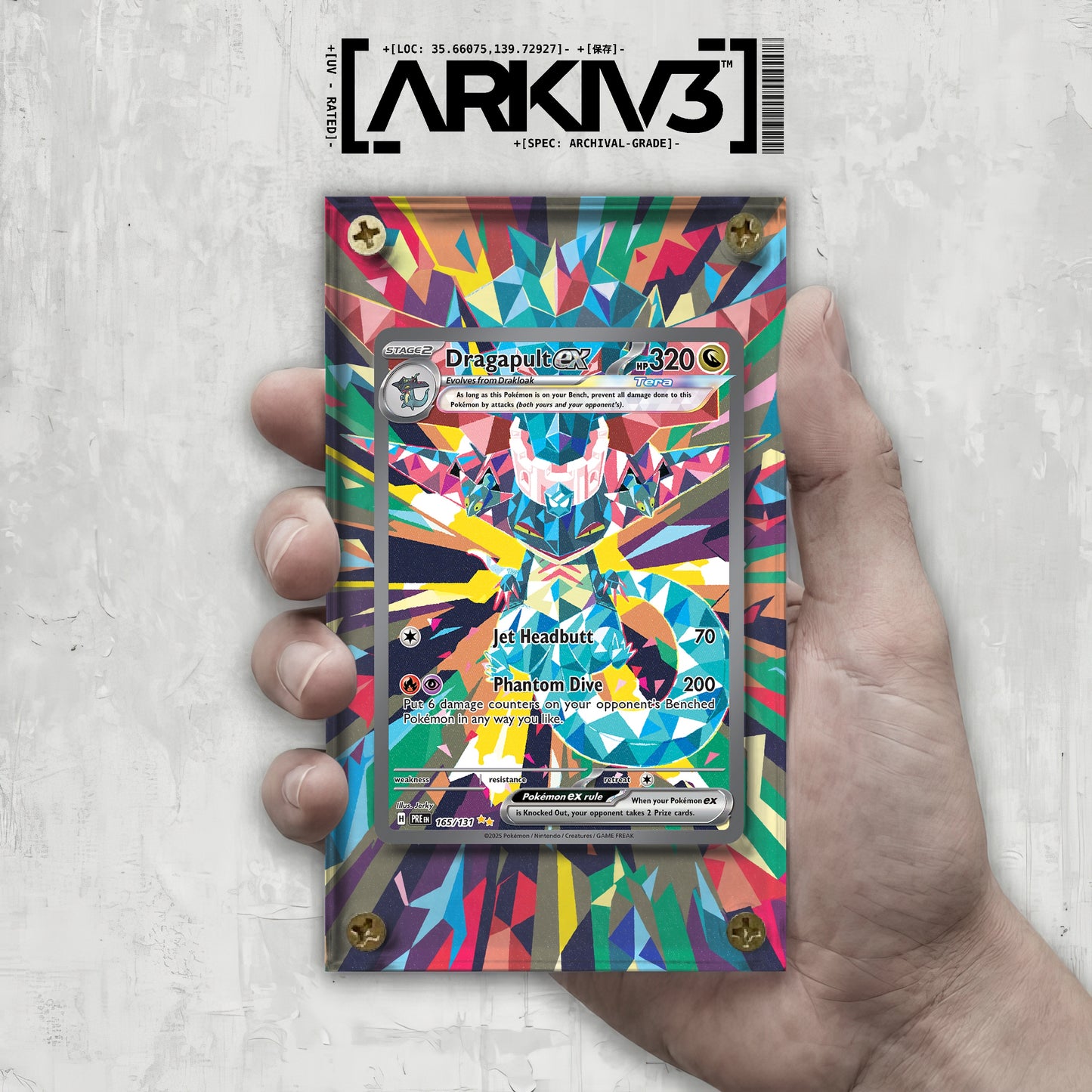 [UNIT: 165/131] // Dragapult ex Extended Art Display Case - Raw