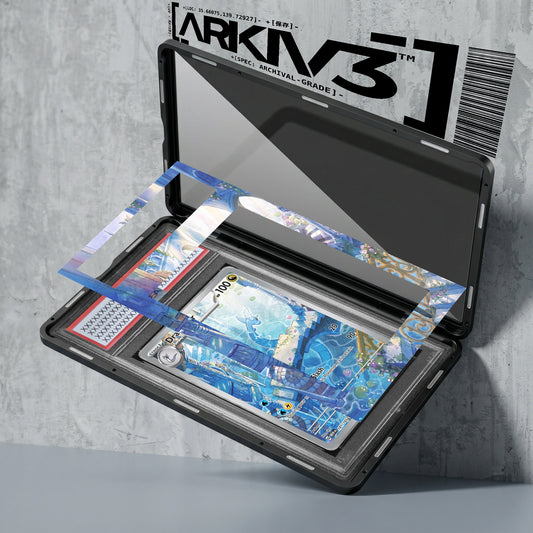 ARKIV3 PSA graded exploded mockup