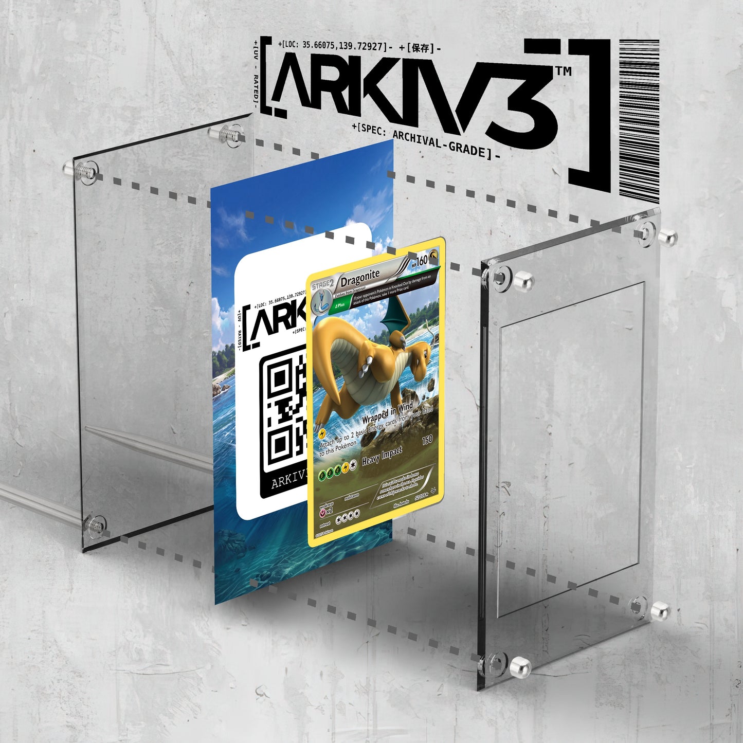 [UNIT: 52/108] // Dragonite Extended Art Display Case - Raw