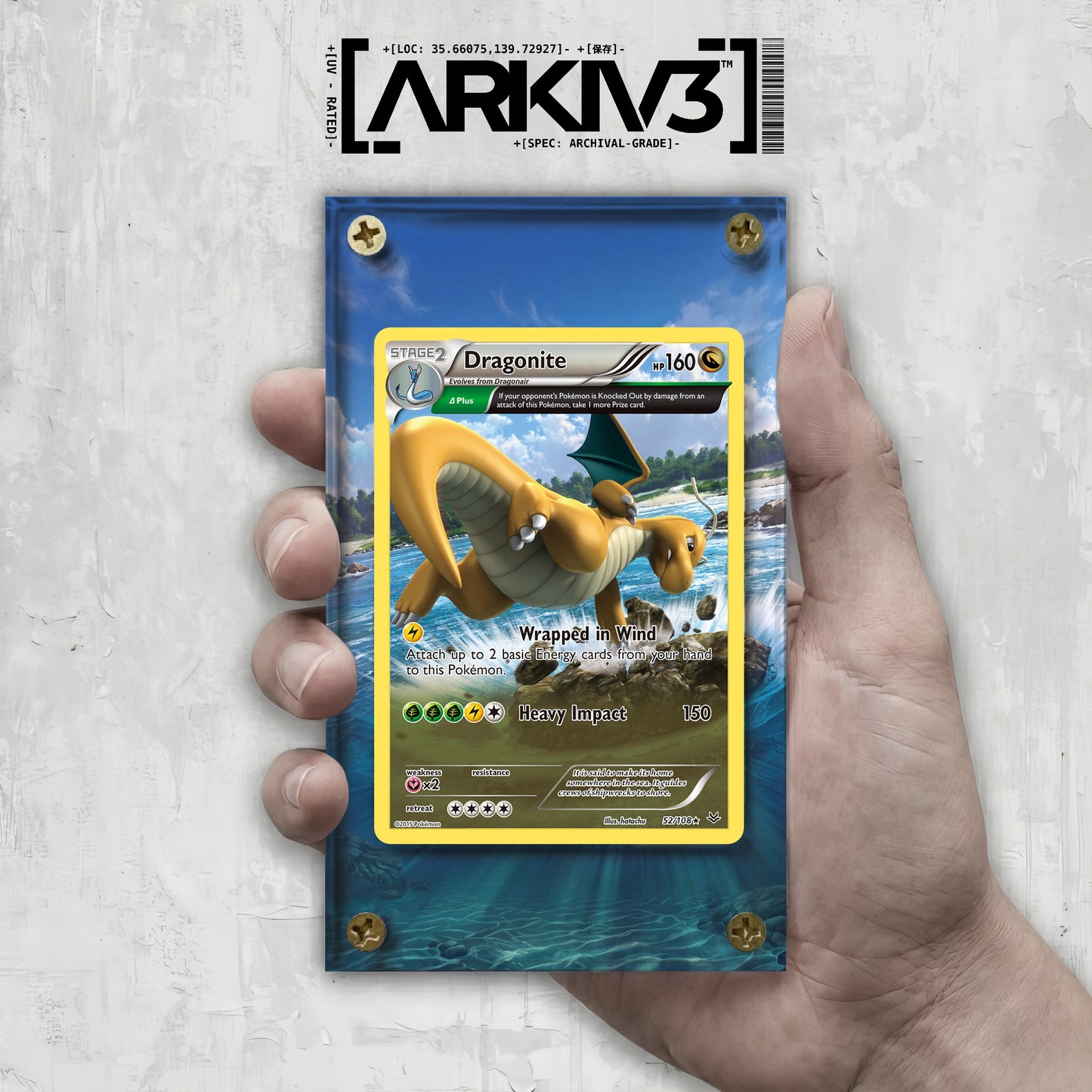 [UNIT: 52/108] // Dragonite Extended Art Display Case - Raw
