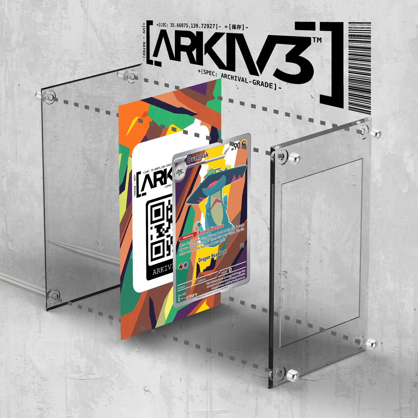 [UNIT: 248/217] // Drakloak Extended Art Display Case - Raw
