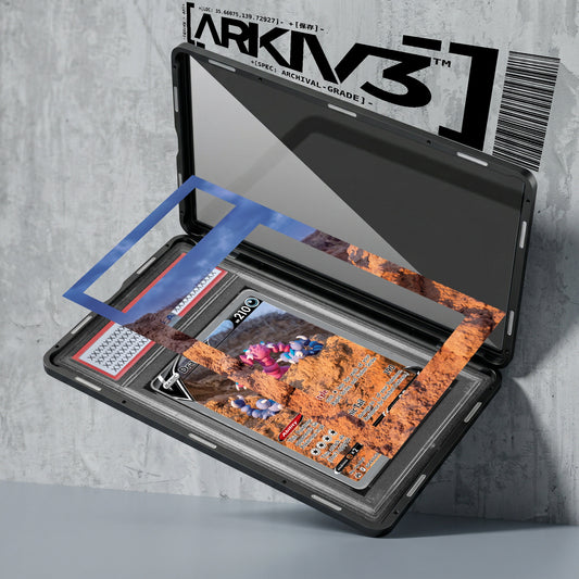 ARKIV3 PSA graded exploded mockup