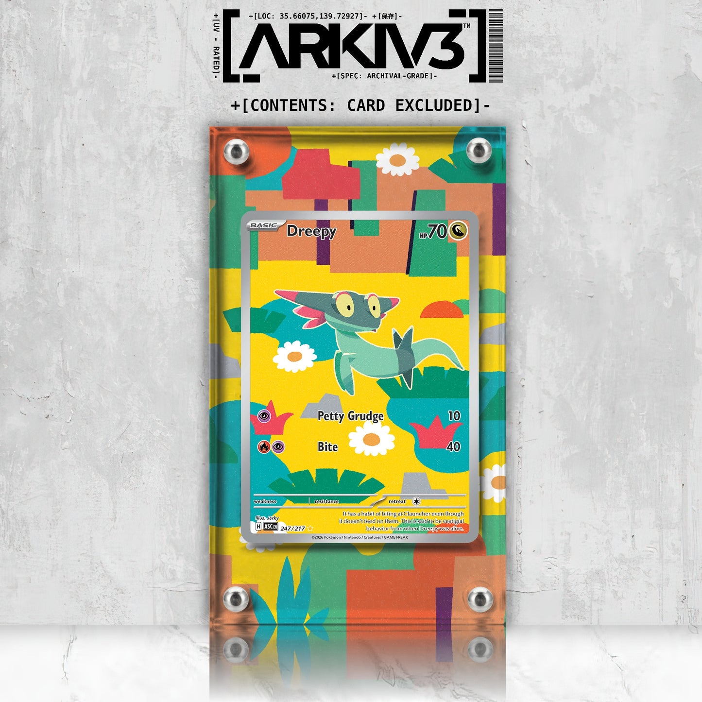 [UNIT: 247/217] // Dreepy Extended Art Display Case - Raw
