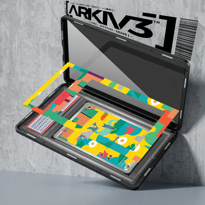 ARKIV3 PSA graded exploded mockup