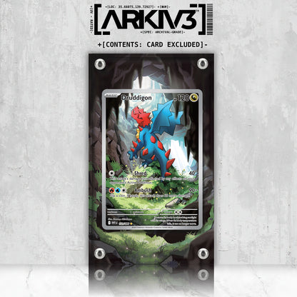 [UNIT: 151/86] // Druddigon Extended Art Display Case - Raw