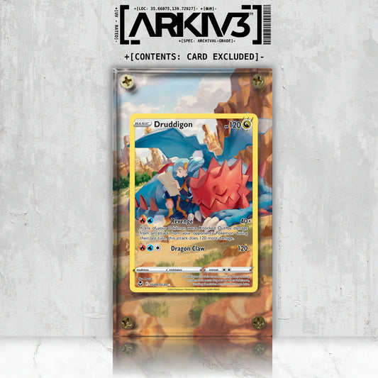 [UNIT: TG09/TG30] // Druddigon Extended Art Display Case - Raw