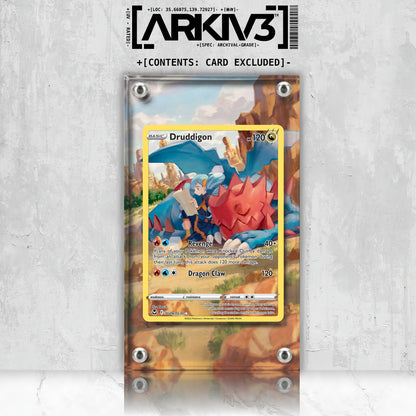 [UNIT: TG09/TG30] // Druddigon Extended Art Display Case - Raw