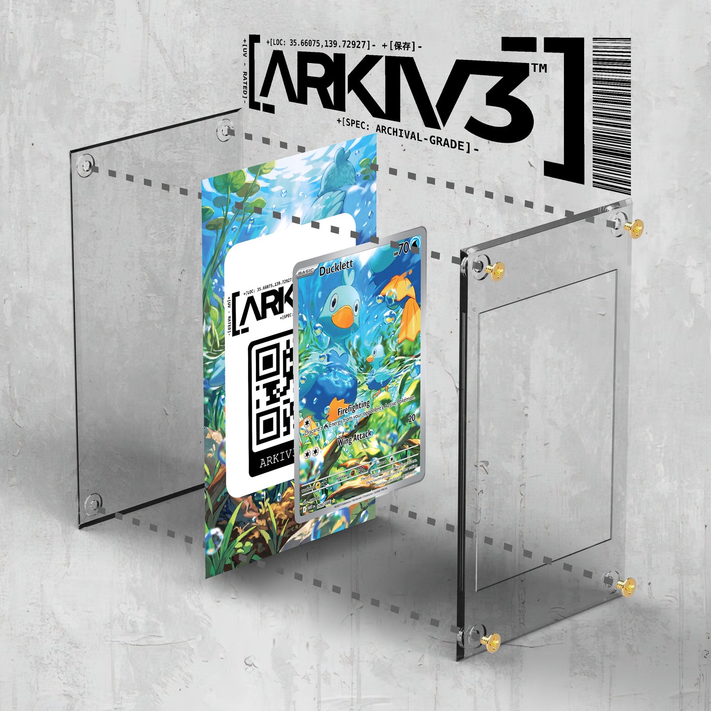 [UNIT: 109/86] // Ducklett Extended Art Display Case - Raw