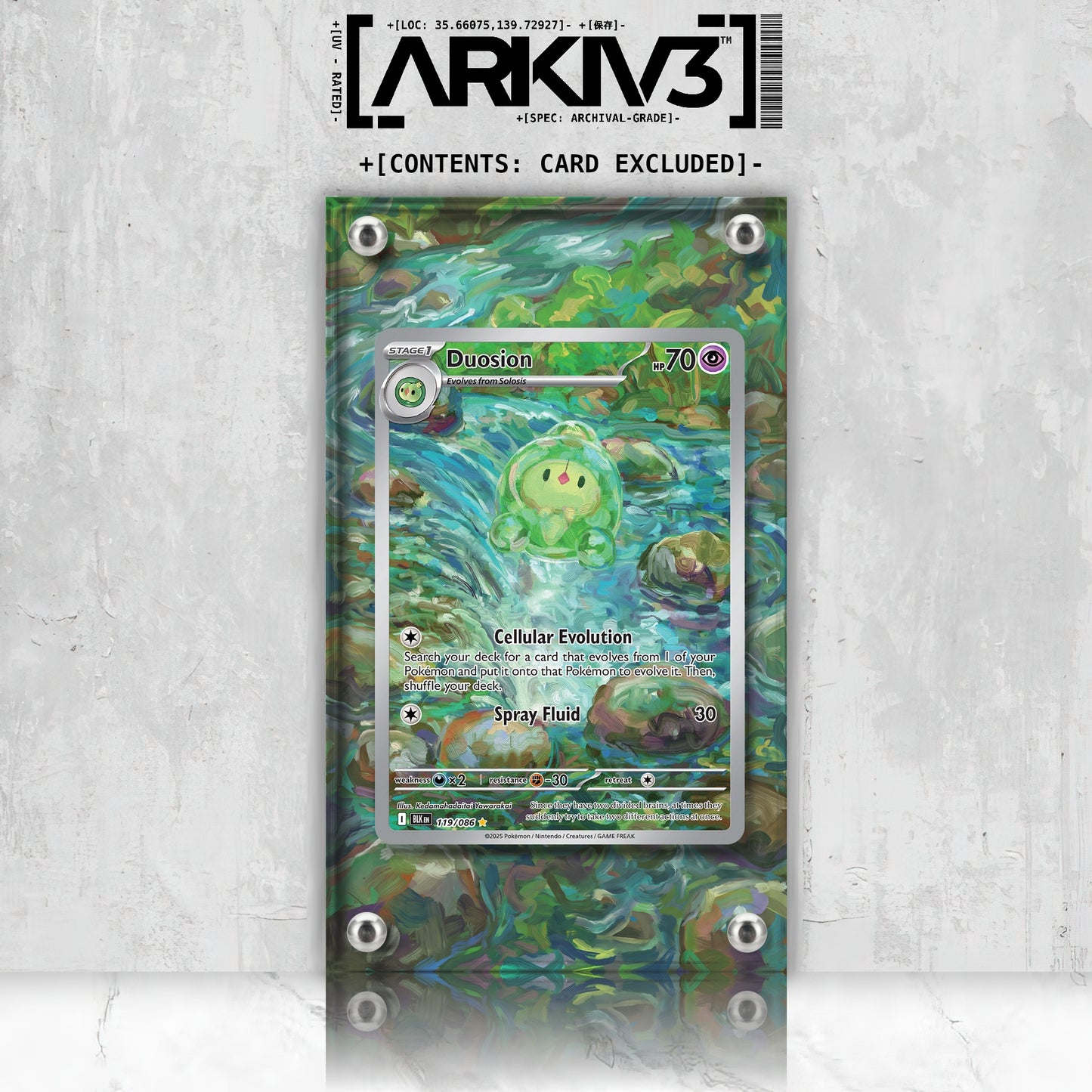 [UNIT: 119/86] // Duosion Extended Art Display Case - Raw
