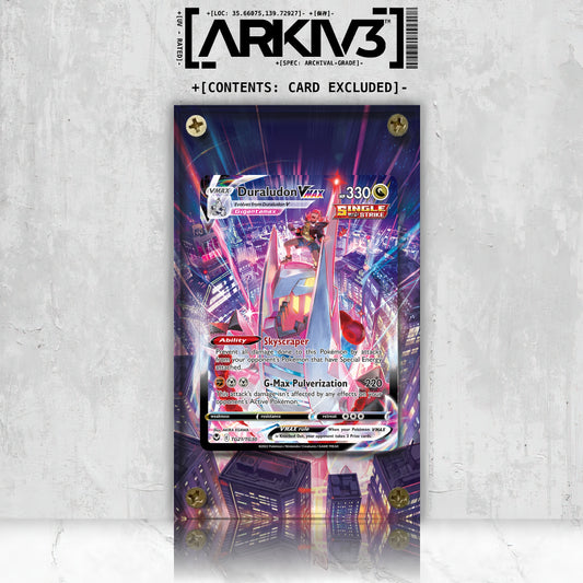 [UNIT: TG21/TG30] // Duraludon VMAX Extended Art Display Case - Raw