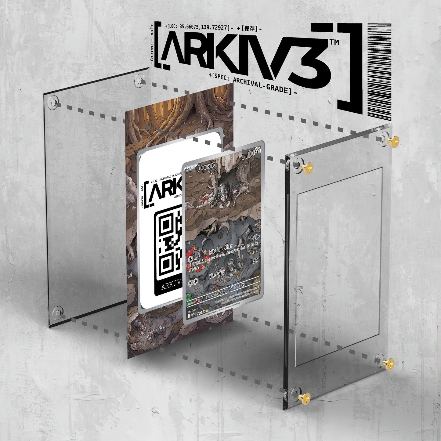 [UNIT: 150/86] // Durant Extended Art Display Case - Raw