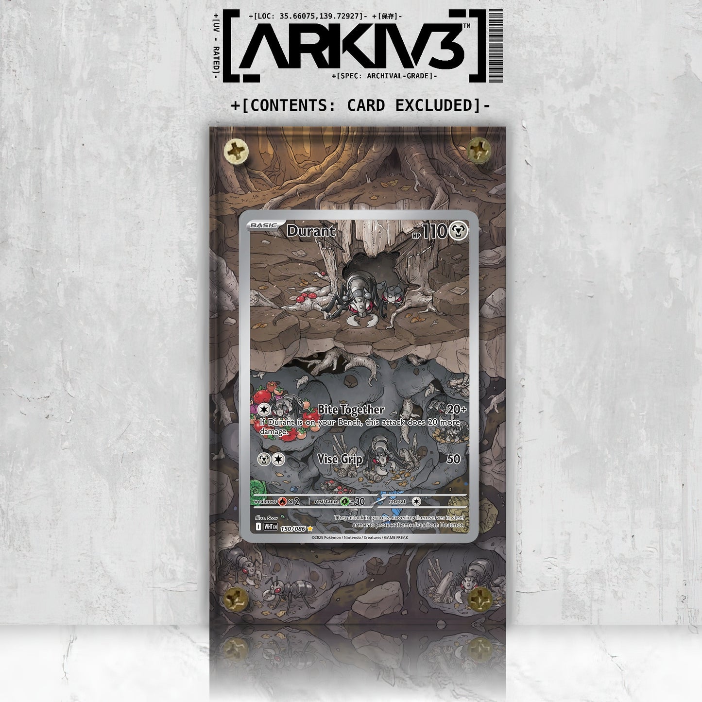 [UNIT: 150/86] // Durant Extended Art Display Case - Raw