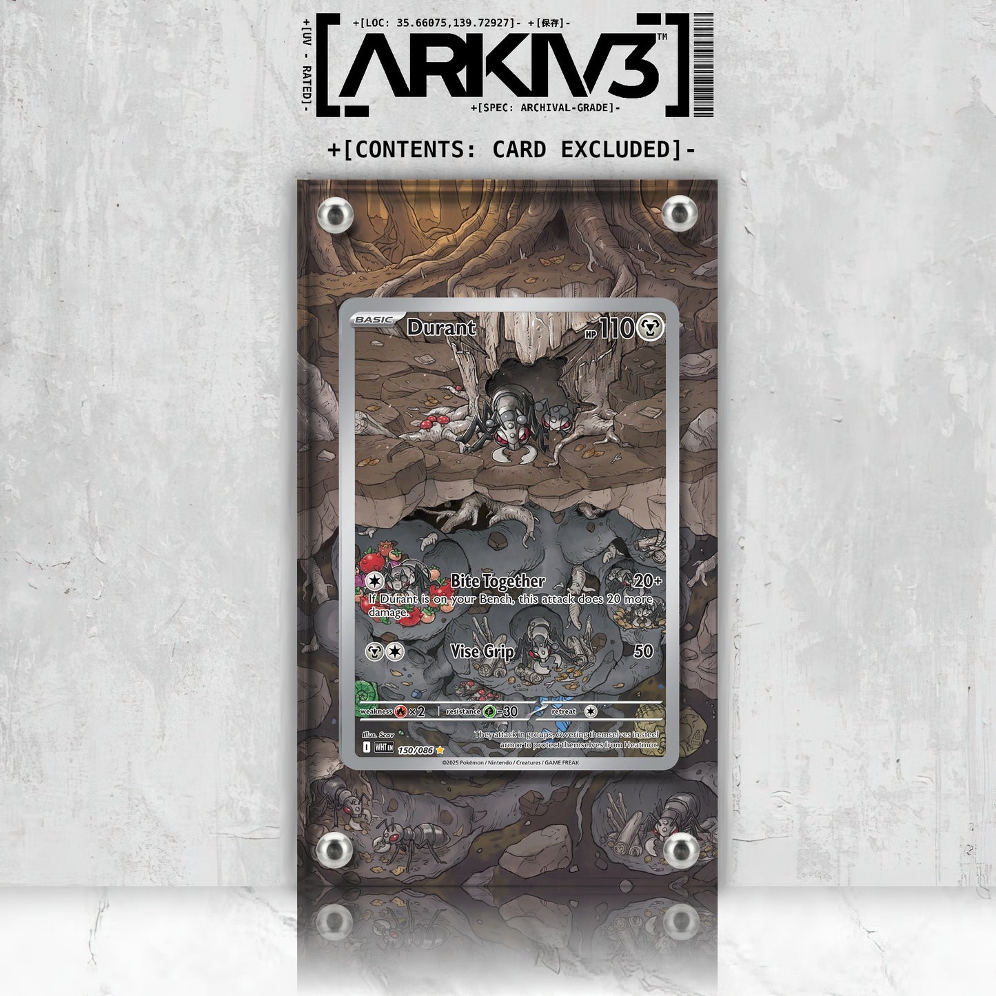 [UNIT: 150/86] // Durant Extended Art Display Case - Raw
