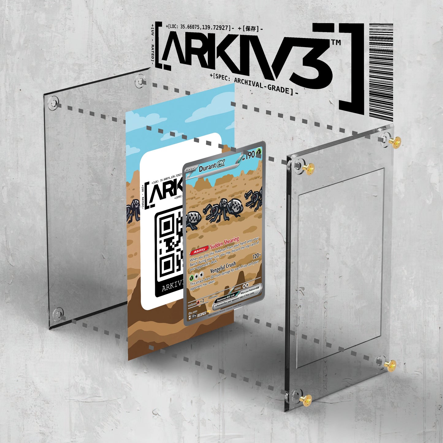 [UNIT: 236/191] // Durant ex Extended Art Display Case - Raw